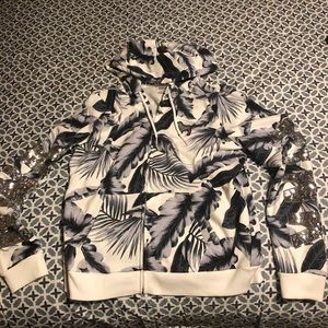 Victoria’s Secret PINK full zip bling hoodie💎